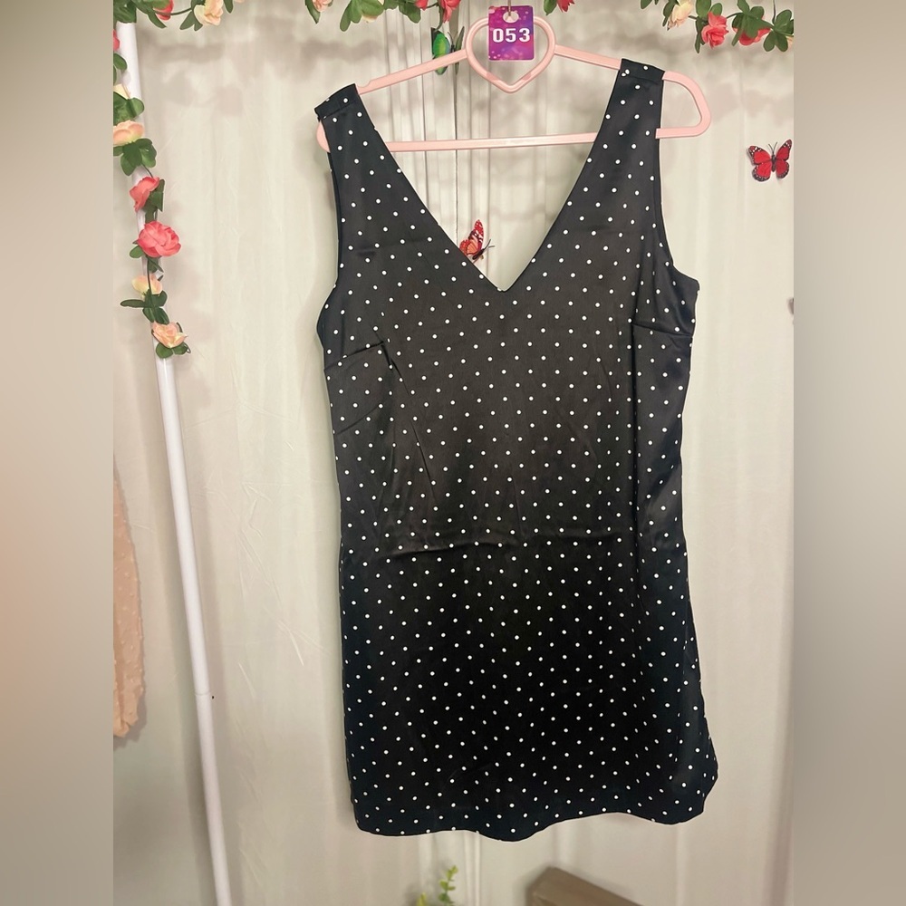 53. WAYF Polka Dot Dress – Chic & Timeless